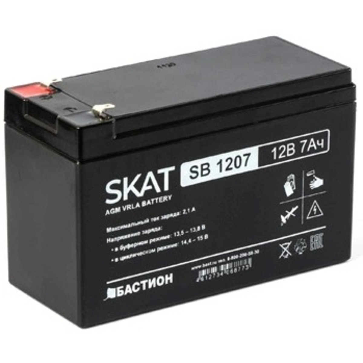 Батарея для ИБП Бастион SKAT SB 1207 12В 7Ач