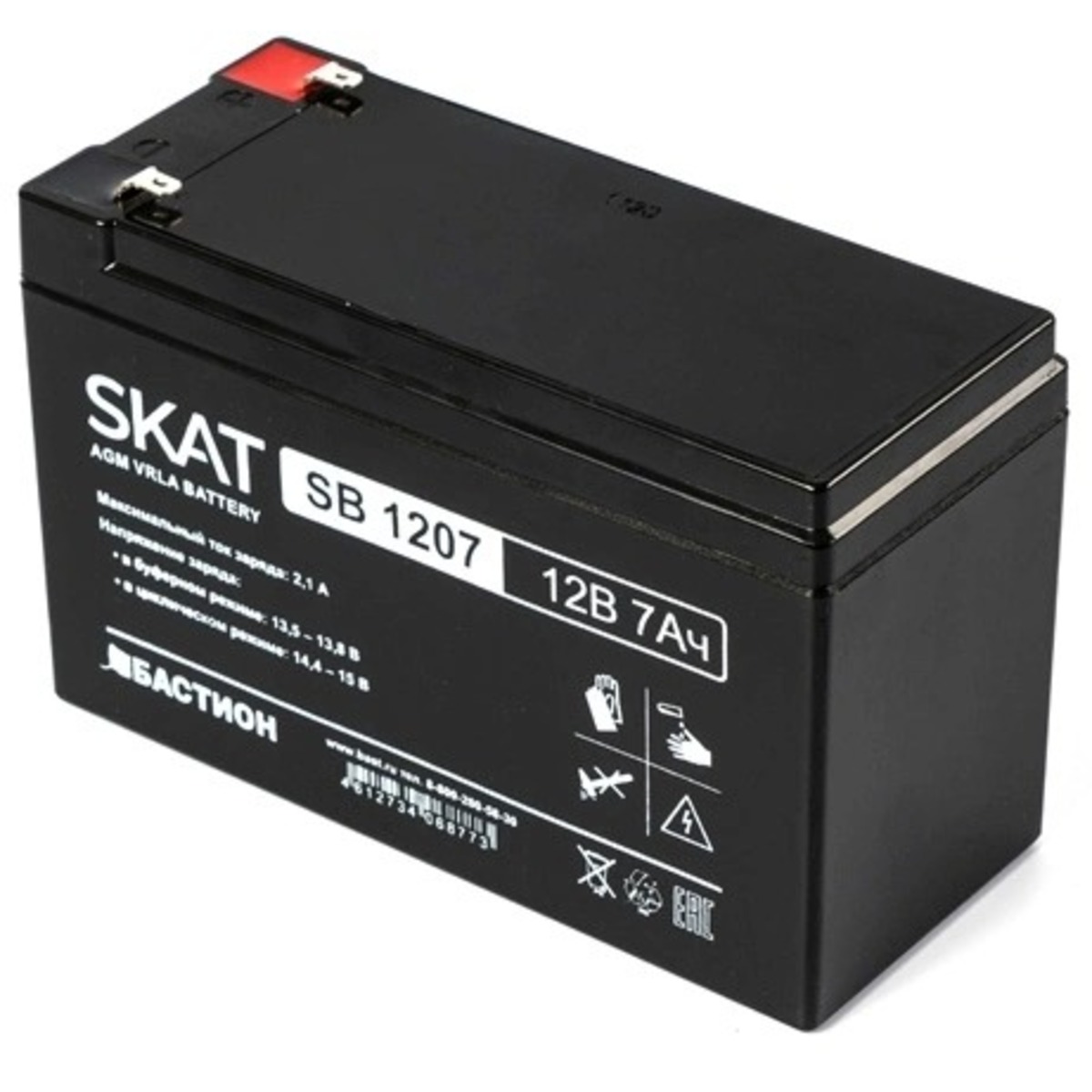 Батарея для ИБП Бастион SKAT SB 1207 12В 7Ач