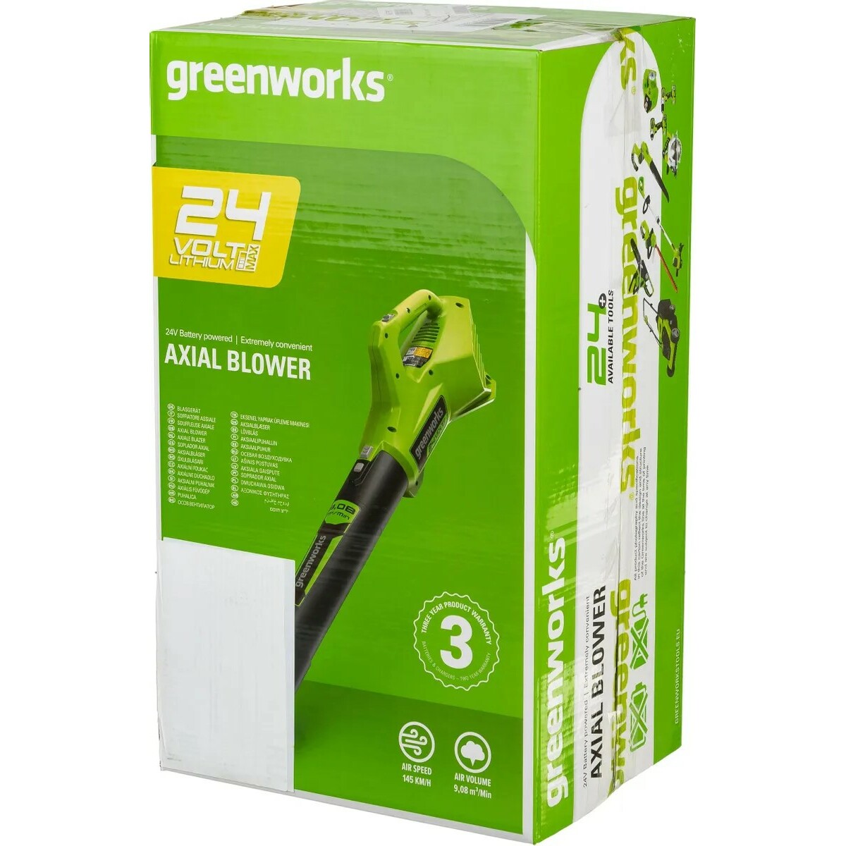 Воздуходувка Greenworks 2404807UA (Цвет: Green/Black)