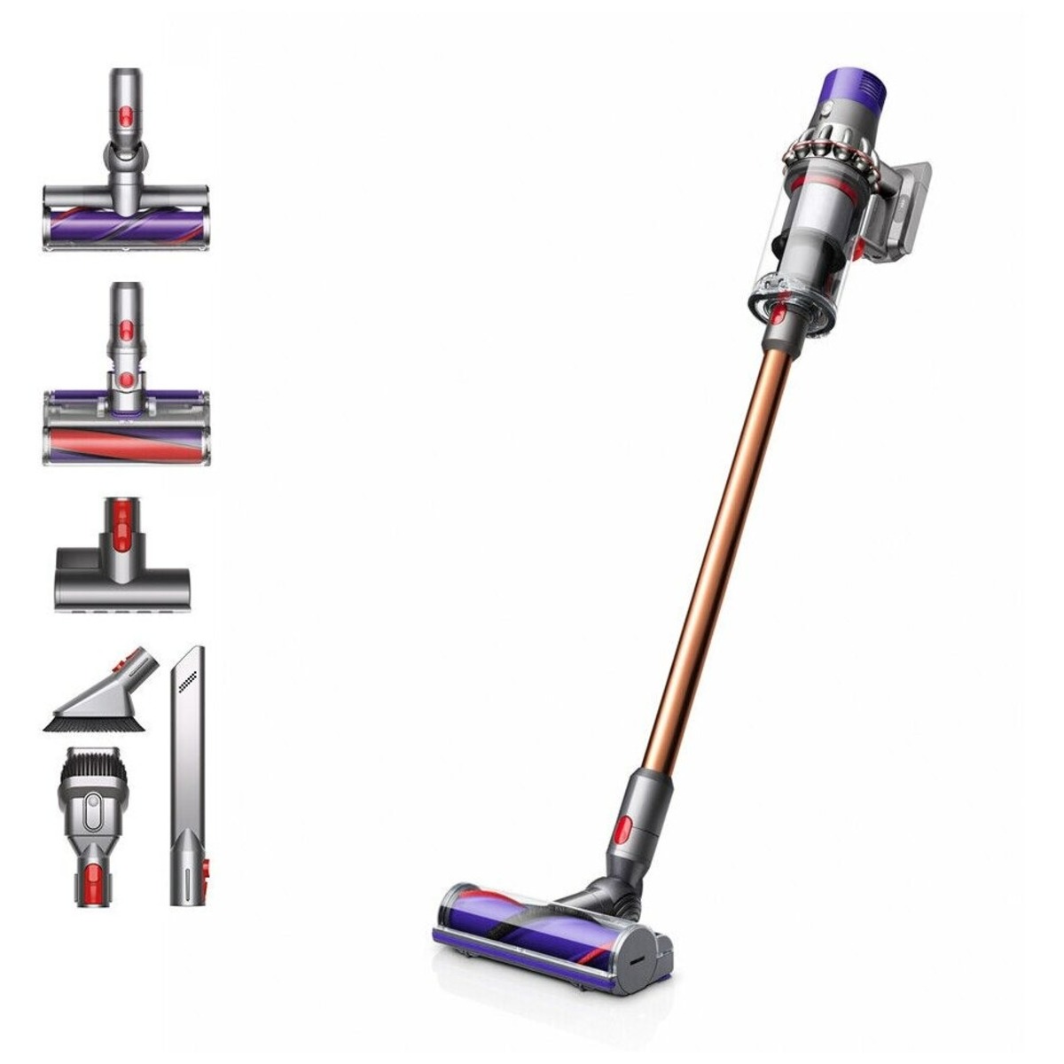 Пылесос вертикальный Dyson V10 Absolute+ (Цвет: Copper / Silver)