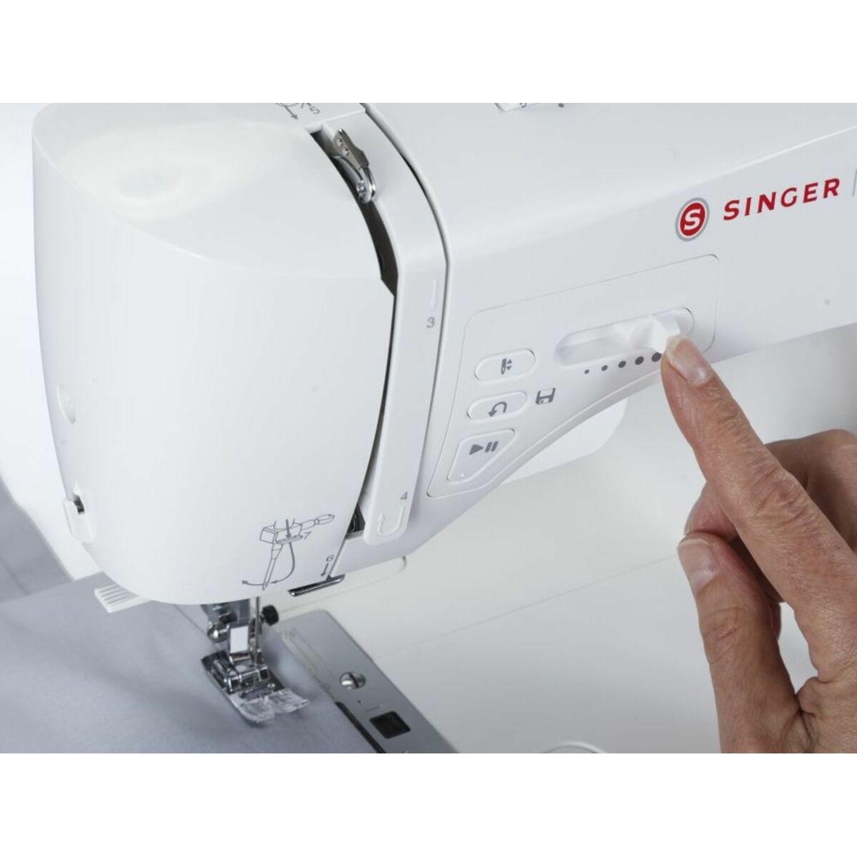 Швейная машина Singer Confidence 7640Q (Цвет: White / Gray)