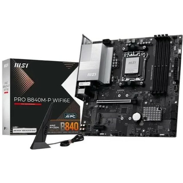 Материнская плата MSI PRO B840M-P WIFI6E Материнская плата MSI PRO B840M-P WIFI6E
