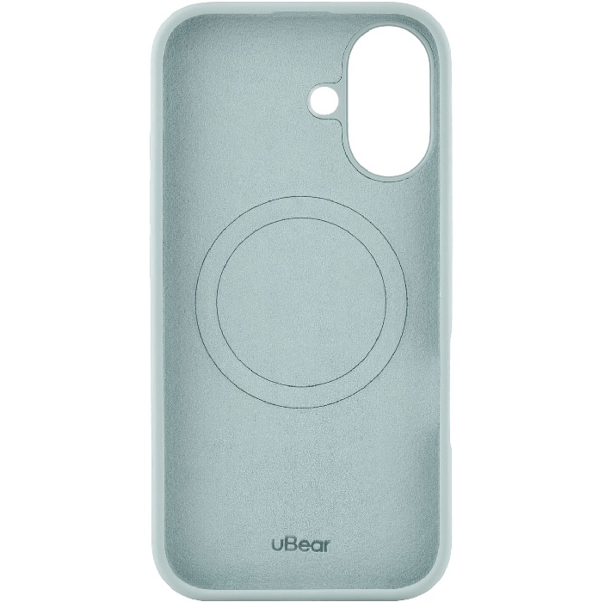 Чехол-накладка uBear Touch Mag Case для смартфона Apple iPhone 16 (Цвет: Cold Mint)