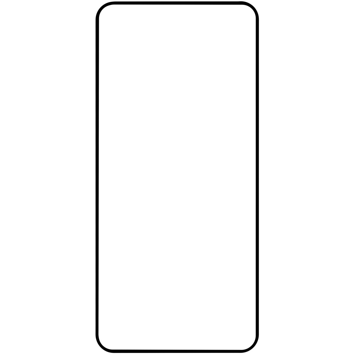 Защитное стекло Borasco Full Glue для смартфона Samsung Galaxy M56, черный