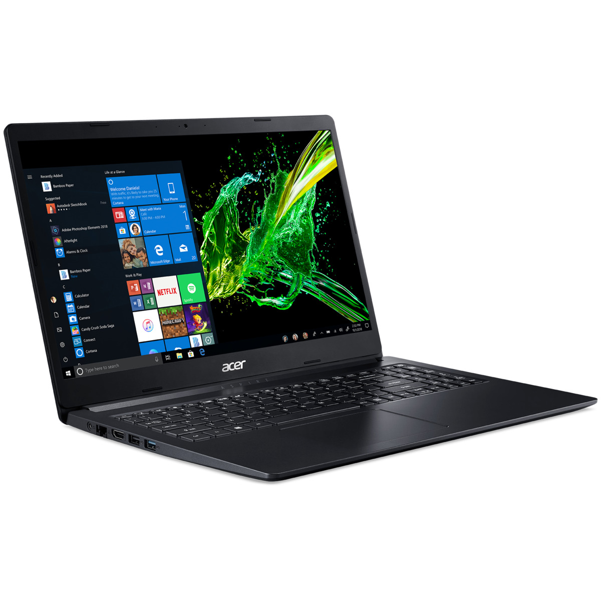 Ноутбук Acer Aspire 3 A315-34-P5K3 (Intel Pentium Silver N5030 / 4Gb DDR4 / SSD128Gb / Intel UHD Graphics 605 / 15.6