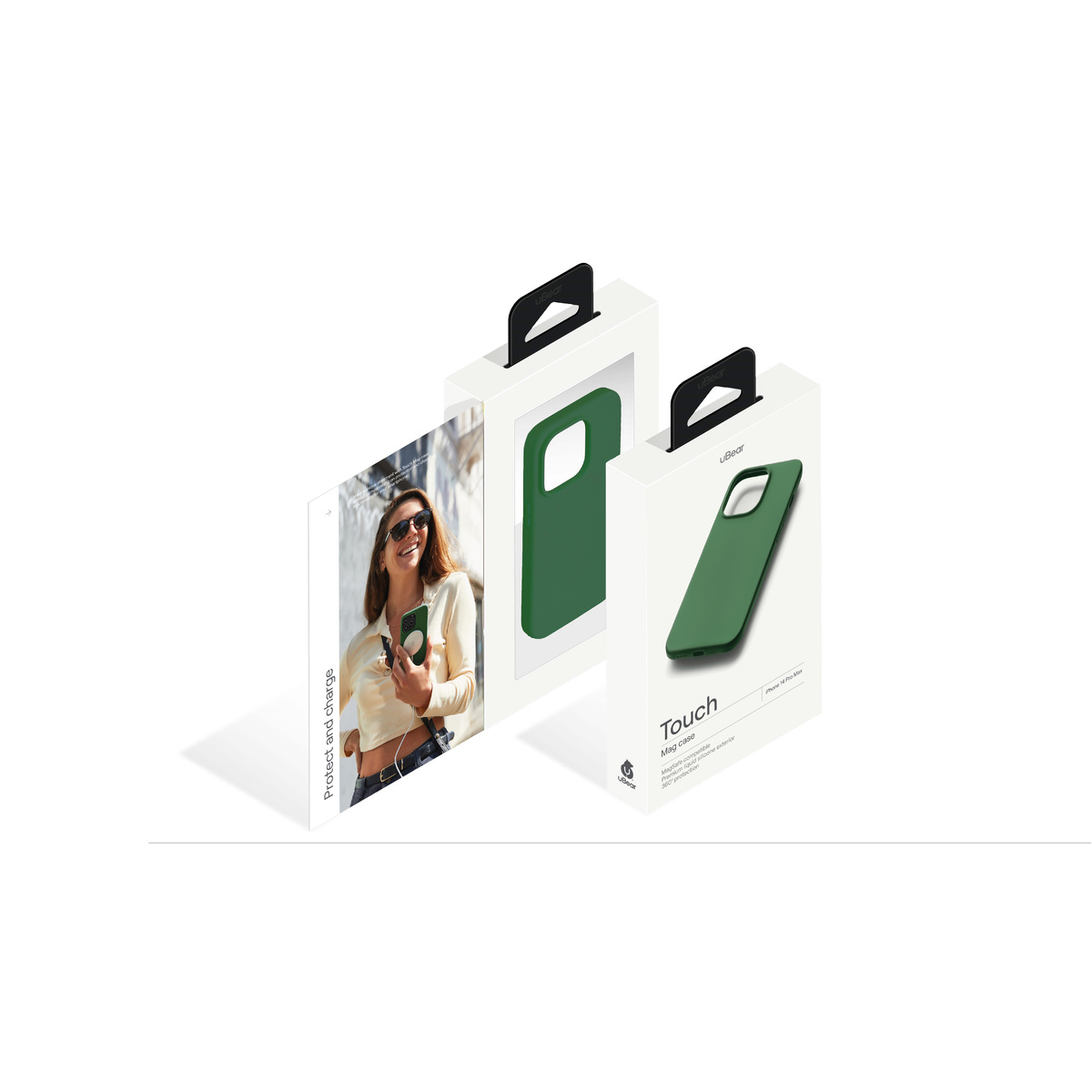 Чехол-накладка uBear Touch Mag Case для смартфона Apple iPhone 14 Pro Max (Цвет: Green)