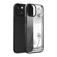 Чехол-накладка Devia Crystal Flora Series Case для iPhone 13, черный