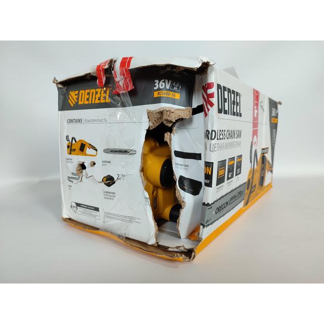 Электрическая цепная пила Denzel RCS400-36 (Цвет: Yellow) Электрическая цепная пила Denzel RCS400-36 (Цвет: Yellow)