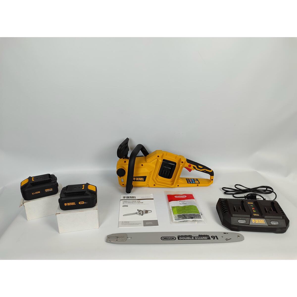 Электрическая цепная пила Denzel RCS400-36 (Цвет: Yellow)