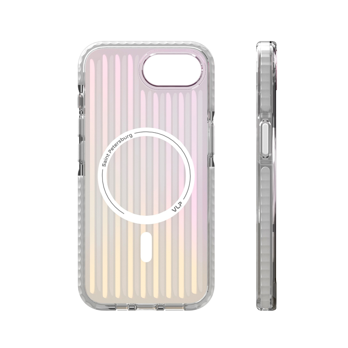Чехол-накладка VLP Pulse Case с MagSafe для iPhone 16E / 17E, перламутровый