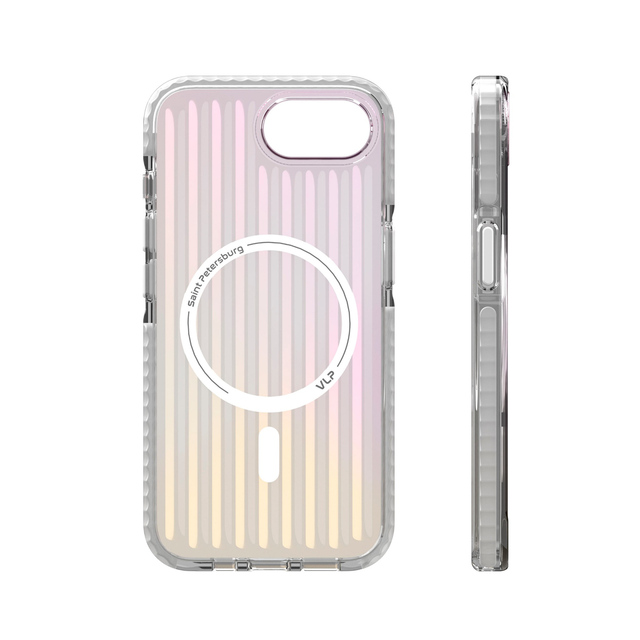 Чехол-накладка VLP Pulse Case с MagSafe для iPhone 16E / 17E, перламутровый