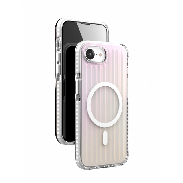 Чехол-накладка VLP Pulse Case с MagSafe для iPhone 16E / 17E, перламутровый