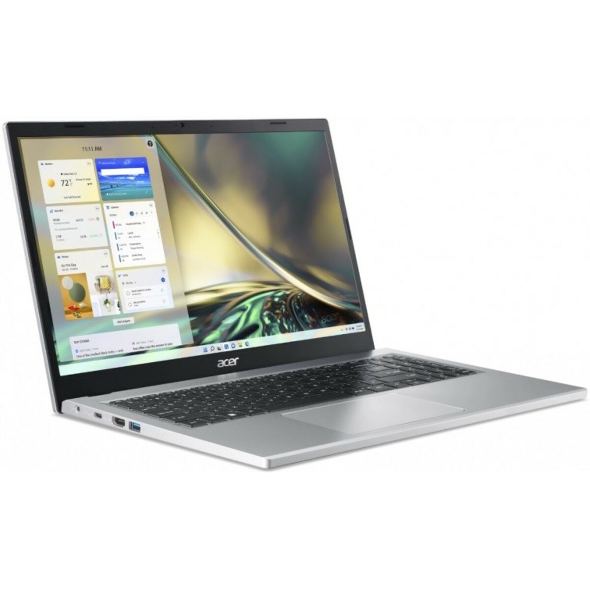 Ноутбук Acer Aspire 3 A315-24P-R2BE Ryzen 3 7320U/8Gb/SSD512Gb/AMD Radeon/15.6/IPS/1920x1080/noOS/silver/WiFi/BT/Cam