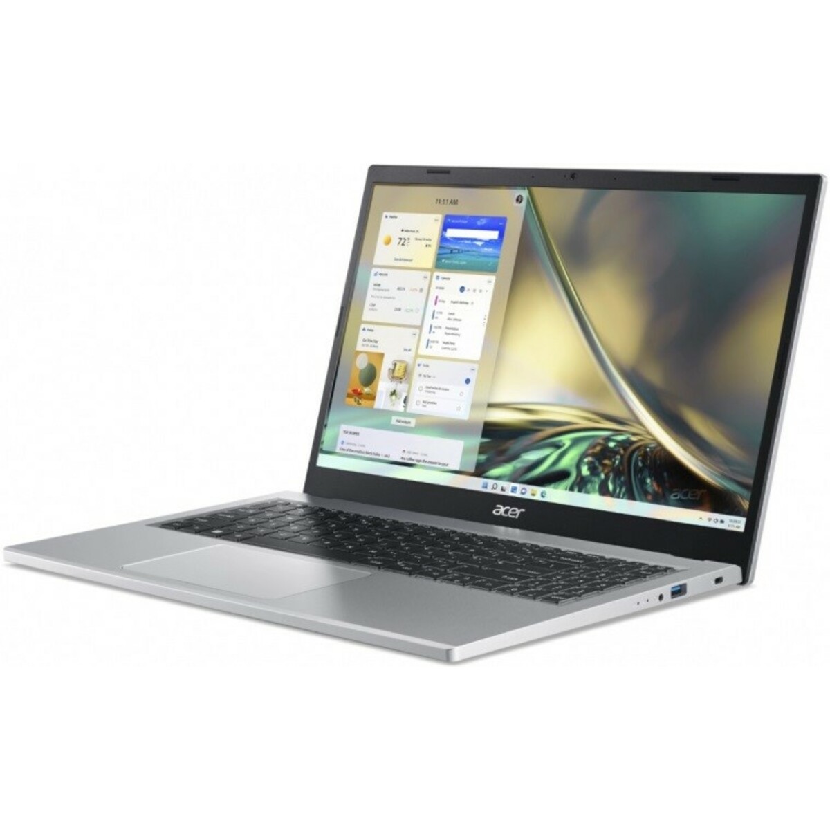 Ноутбук Acer Aspire 3 A315-24P-R2BE Ryzen 3 7320U/8Gb/SSD512Gb/AMD Radeon/15.6/IPS/1920x1080/noOS/silver/WiFi/BT/Cam