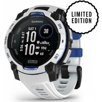 Умные часы Garmin Instinct 3 45mm Amoled (Цвет: Whitestone/Bolt Blue) 