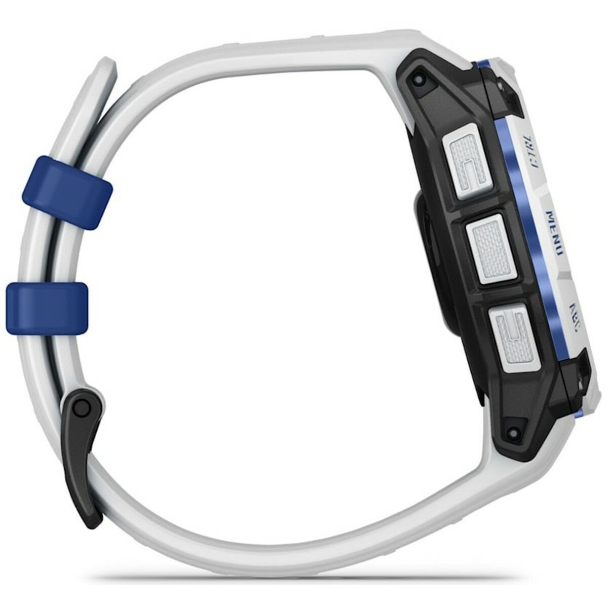 Умные часы Garmin Instinct 3 45mm Amoled (Цвет: Whitestone / Bolt Blue) 