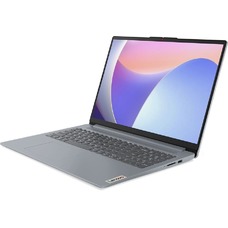 Ноутбук Lenovo IdeaPad Slim 3 15IRU8 Core i3 1305U 8Gb SSD256Gb Intel UHD Graphics 15.6 TN FHD (1920x1080) noOS grey WiFi BT Cam (82X7004BPS)