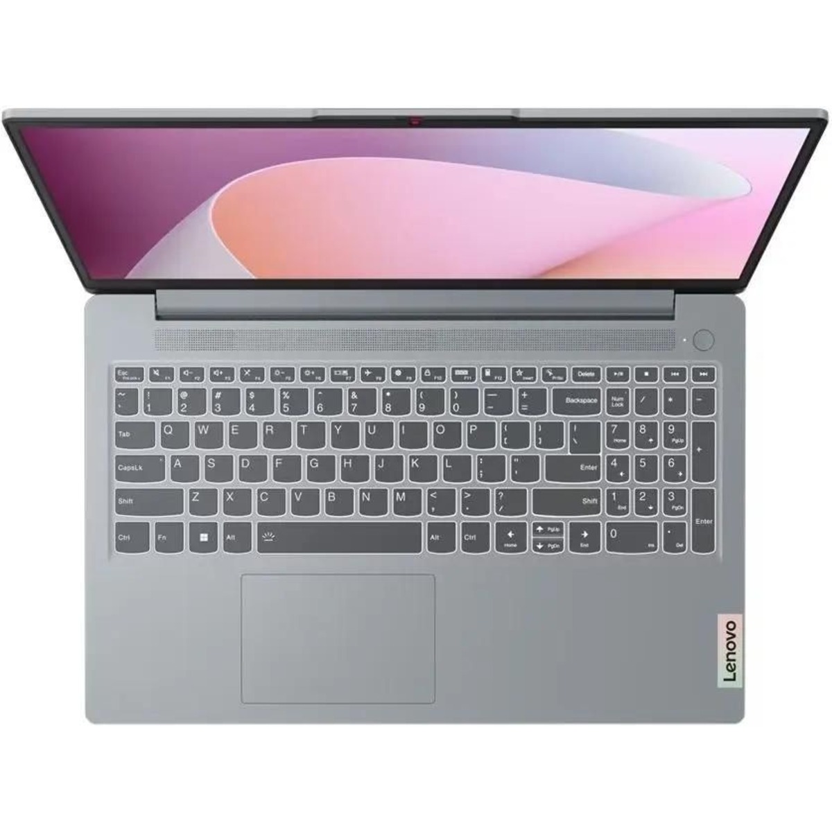 Ноутбук Lenovo IdeaPad Slim 3 15AMN8 Ryzen 5 7520U 8Gb SSD256Gb AMD Radeon 610M 15.6 TN FHD (1920x1080) noOS grey WiFi BT Cam (82XQ0006RK)