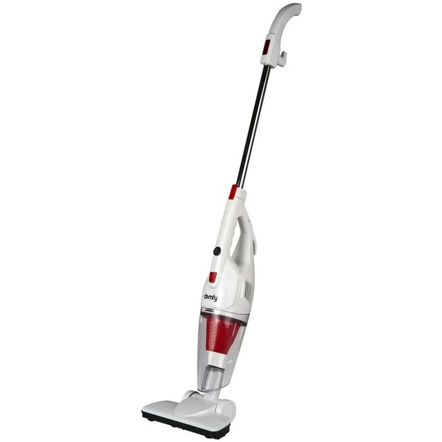 Пылесос вертикальный Domfy DSC-VC301 (Цвет: White / Red) Пылесос вертикальный Domfy DSC-VC301 (Цвет: White / Red)