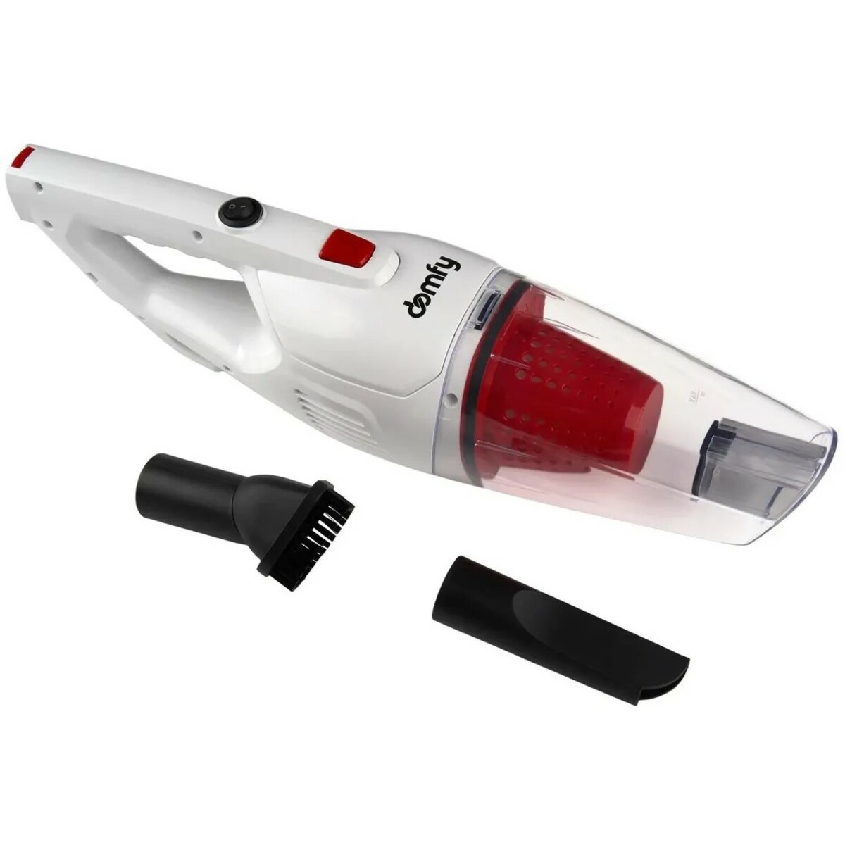 Пылесос вертикальный Domfy DSC-VC301 (Цвет: White/Red)