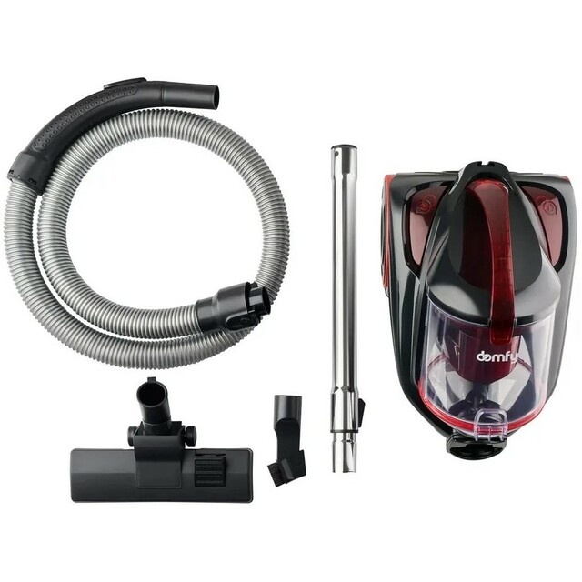 Пылесос Domfy DSC-VC704 (Цвет: Black / Red) Пылесос Domfy DSC-VC704 (Цвет: Black / Red)