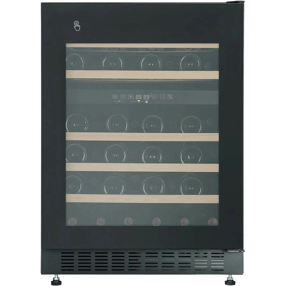 Винный шкаф Hyundai HBWC 0862 DUT, черный