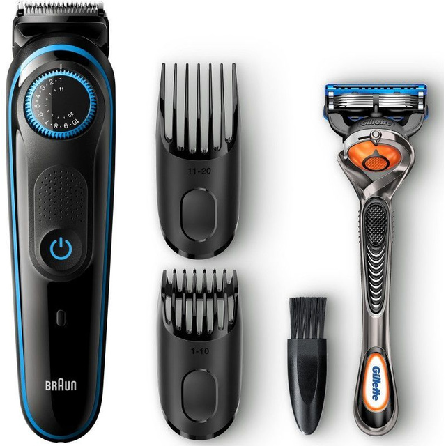 Триммер Braun BT5240 + Бритва Gillette (Цвет: Black)