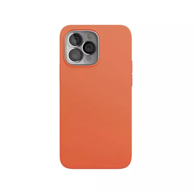 Чехол-накладка VLP Silicone Case with MagSafe для смартфона Apple iPhone 13 Pro Max (Цвет: Orange)