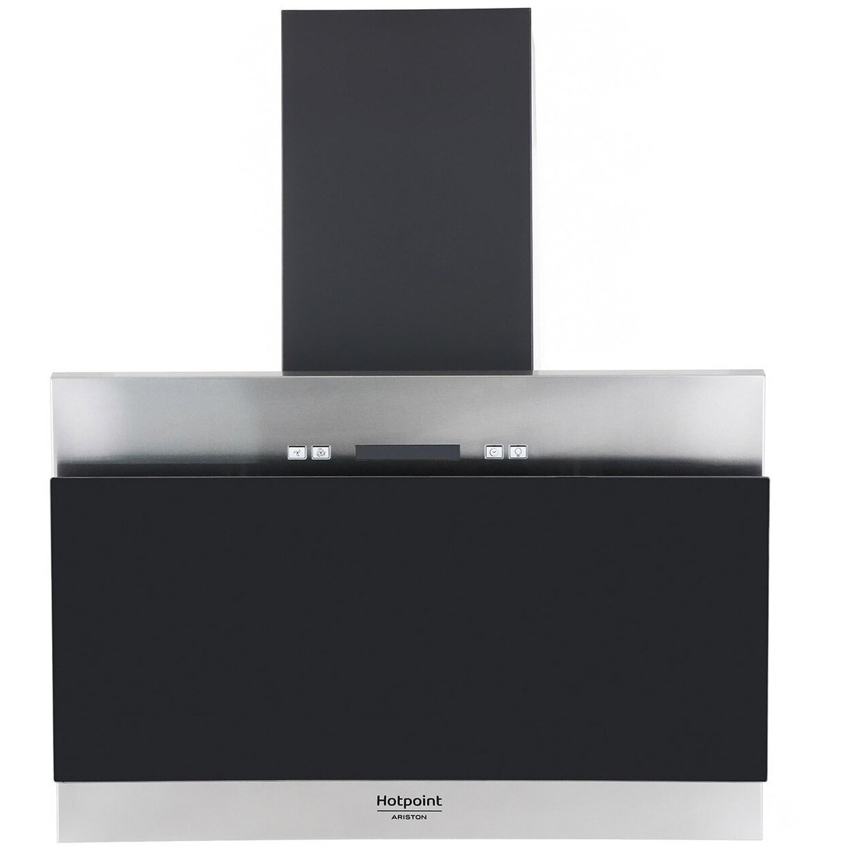 Вытяжка каминная Hotpoint-Ariston RU HHVP 6.4 LL K (Цвет: Inox / Black)