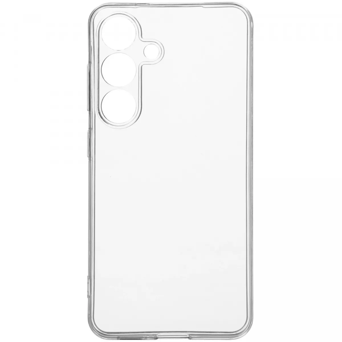 Чехол-накладка Borasco Silicone Case для смартфона  Samsung Galaxy S25 (Цвет: Clear)