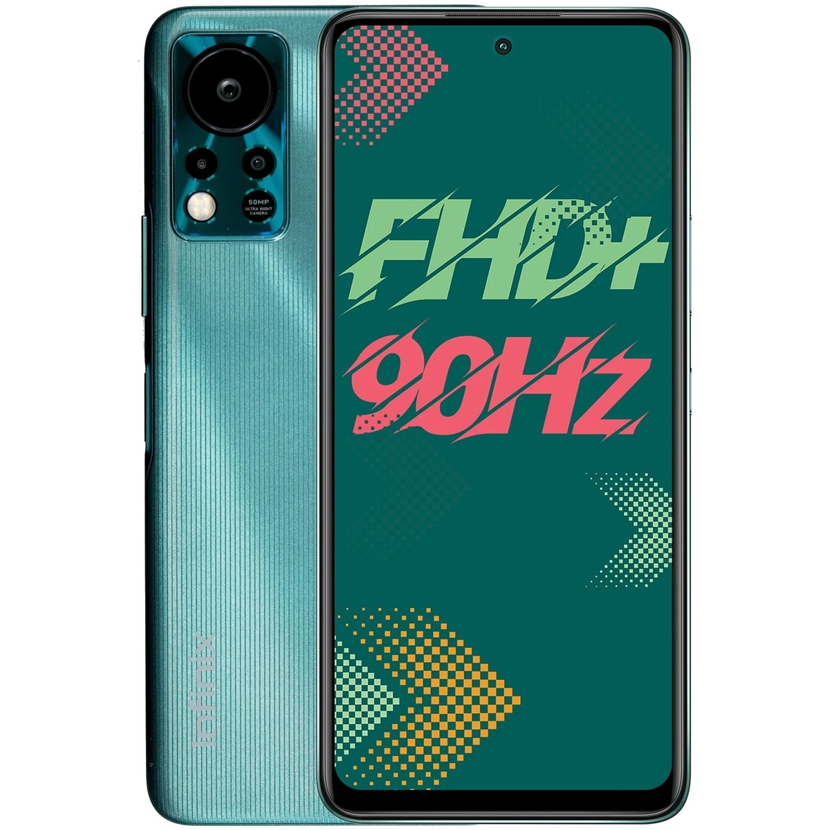 Смартфон Infinix HOT 11S 4/64Gb (NFC) (Цвет: Green Wave)