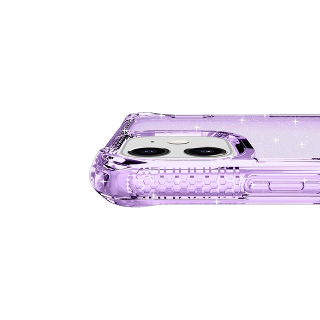 Чехол-накладка iTskins Hybrid Spark для смартфона iPhone 12 Mini (Цвет: Violet)