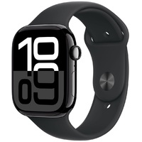 Умные часы Apple Watch Series 10 46mm Aluminum Case with Sport Band S/M (Цвет: Jet Black)