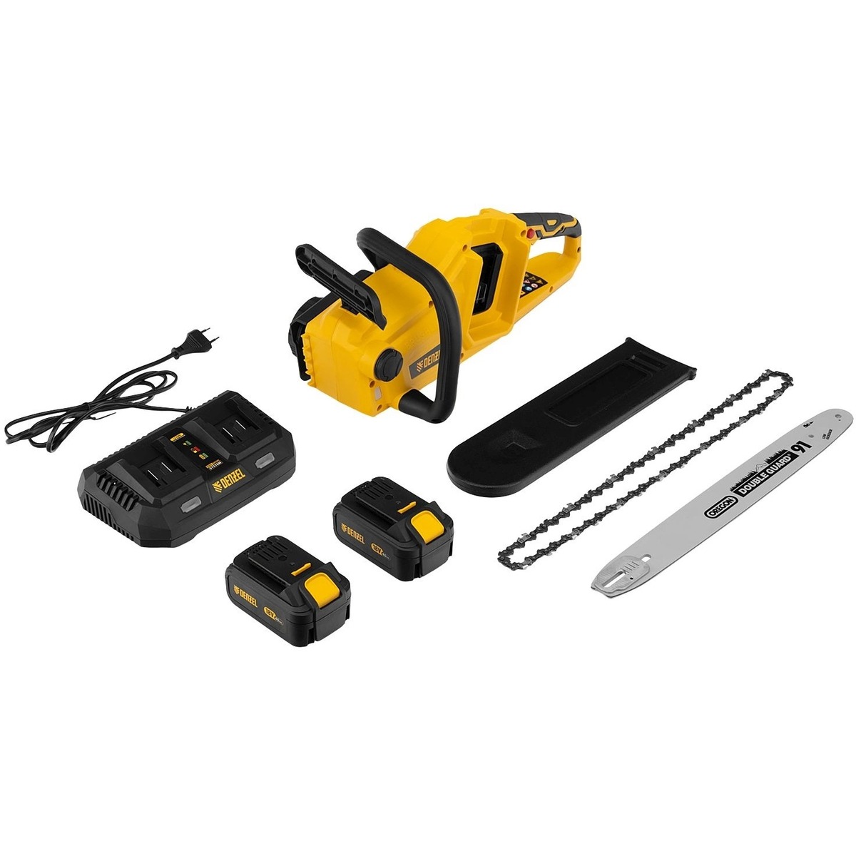 Электрическая цепная пила Denzel RCS400-36 (Цвет: Yellow)