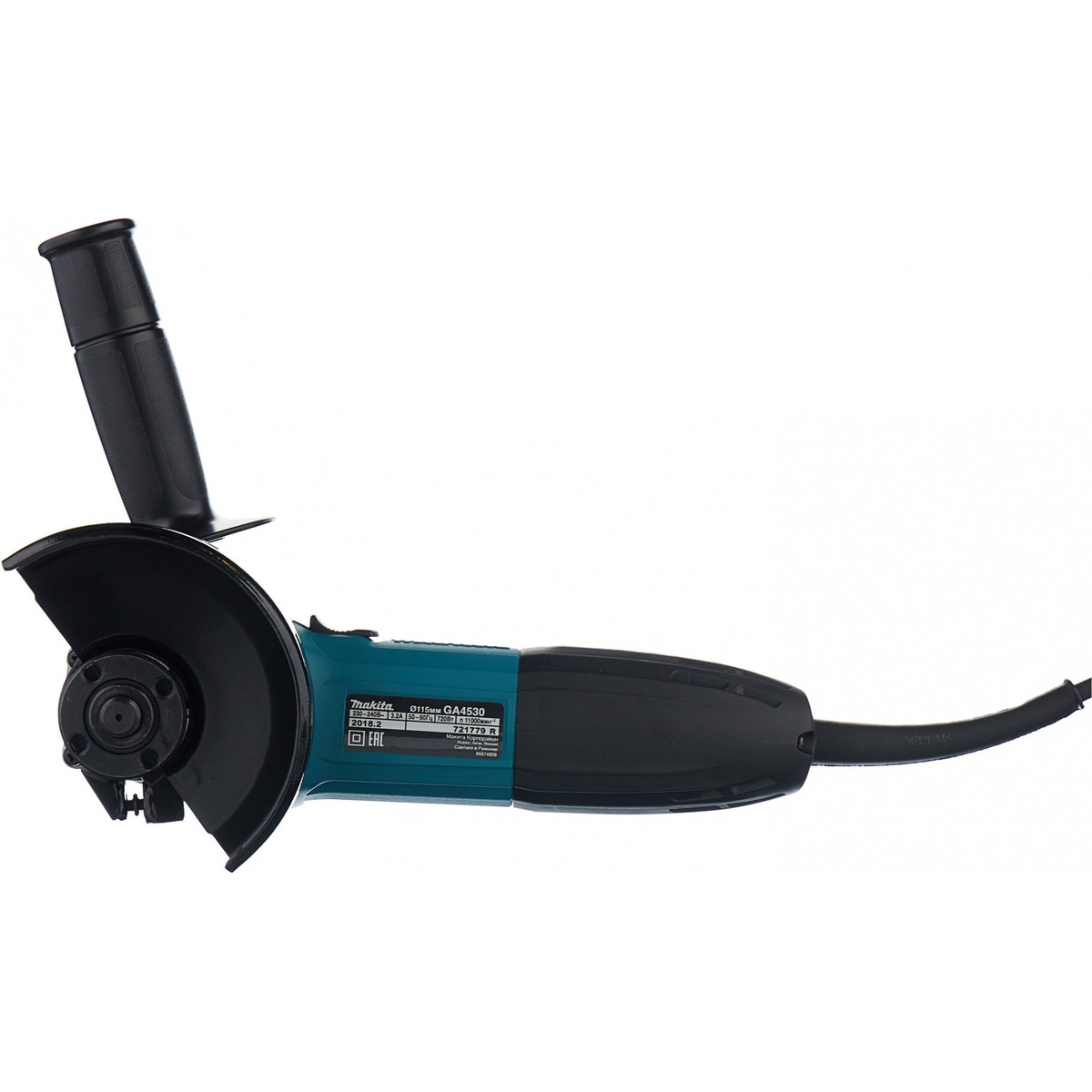 Углошлифовальная машина Makita GA4530R (Цвет: Blue)