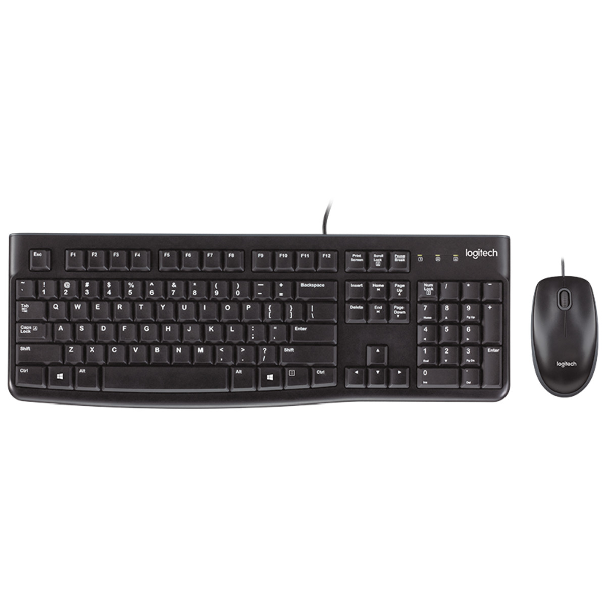 Клавиатура + мышь Logitech MK120 (Цвет: Black/Gray)