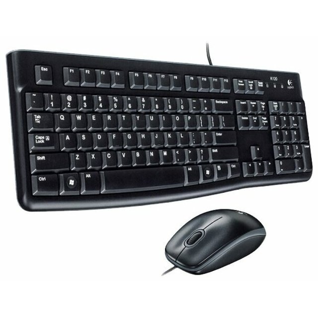 Клавиатура + мышь Logitech MK120 (Цвет: Black/Gray)