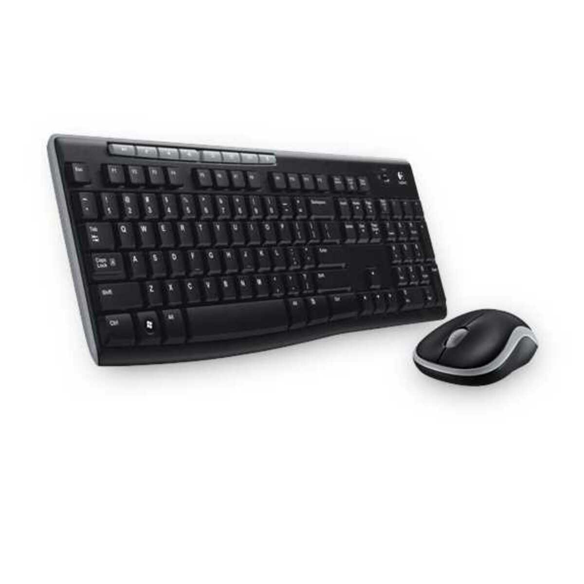 Клавиатура + мышь Logitech MK270 (Цвет: Black)