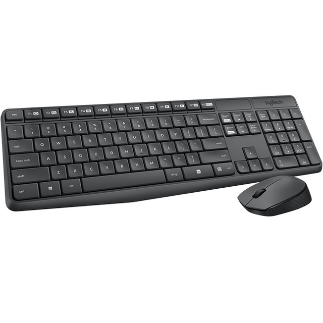 Клавиатура + мышь Logitech MK235 (Цвет: Gray)