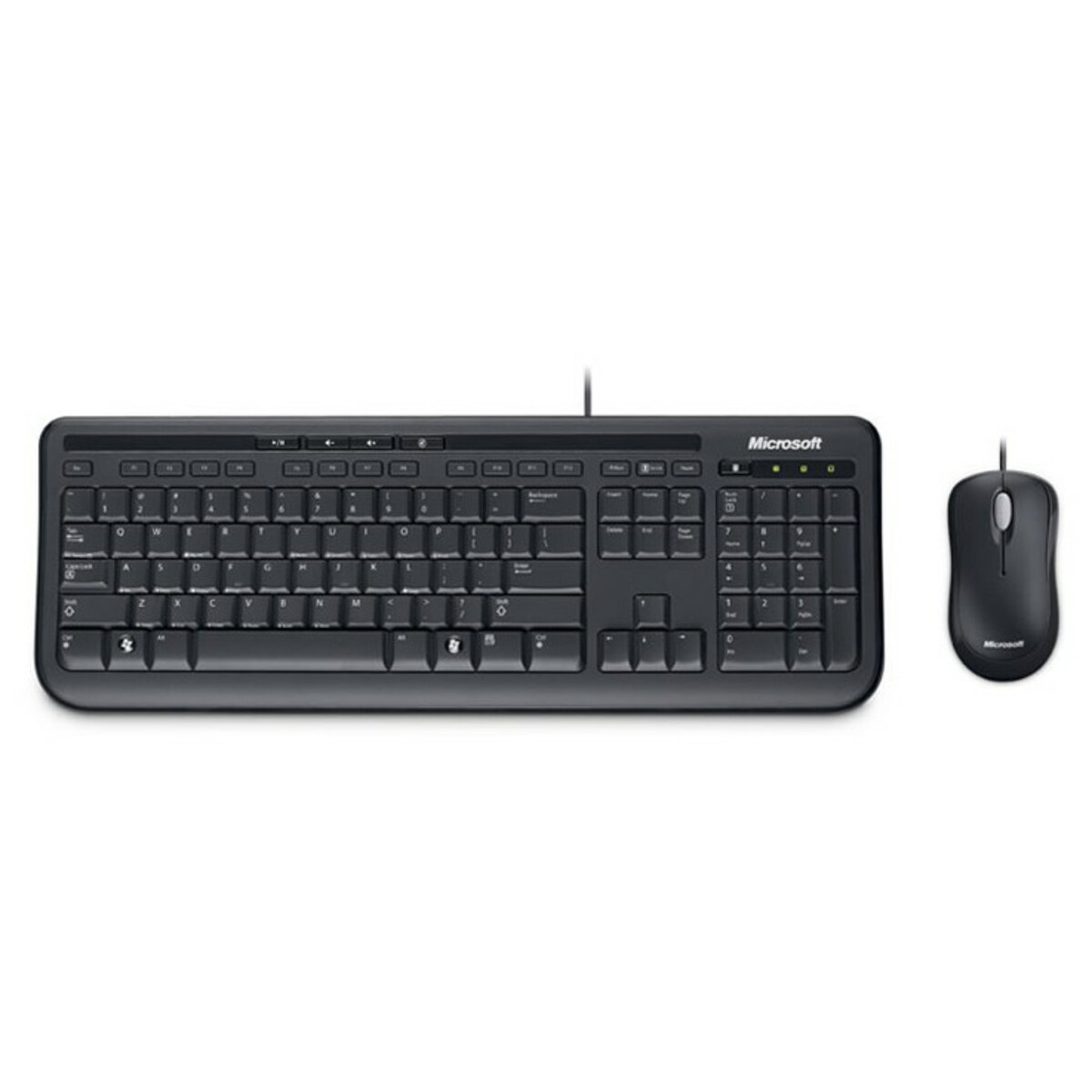 Клавиатура + мышь Microsoft Wired 600 (Цвет: Black)