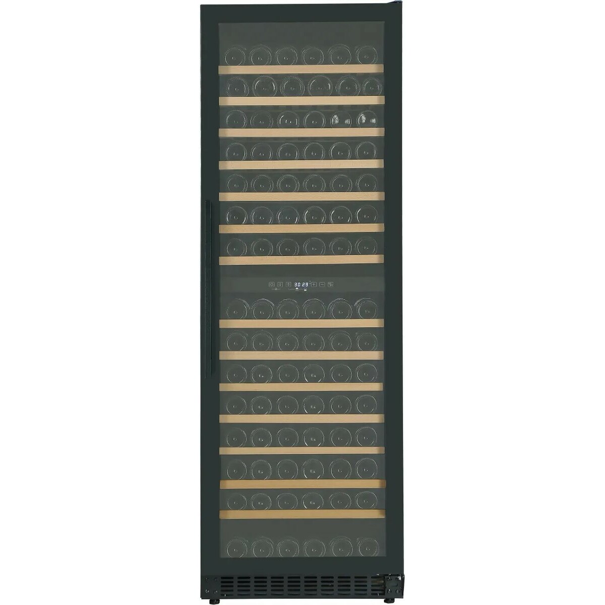 Винный шкаф Hyundai HBWC 1765 DC, черный