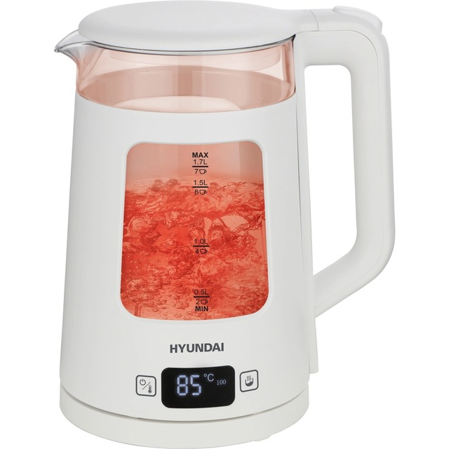 Чайник Hyundai HYK-G9407, белый Чайник Hyundai HYK-G9407, белый