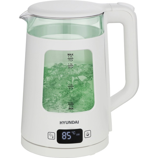 Чайник Hyundai HYK-G9407, белый Чайник Hyundai HYK-G9407, белый