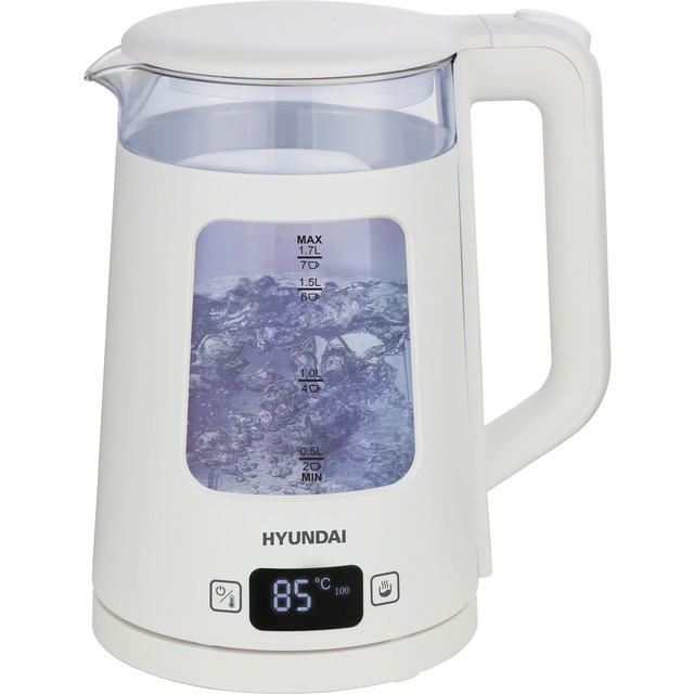 Чайник Hyundai HYK-G9407, белый Чайник Hyundai HYK-G9407, белый