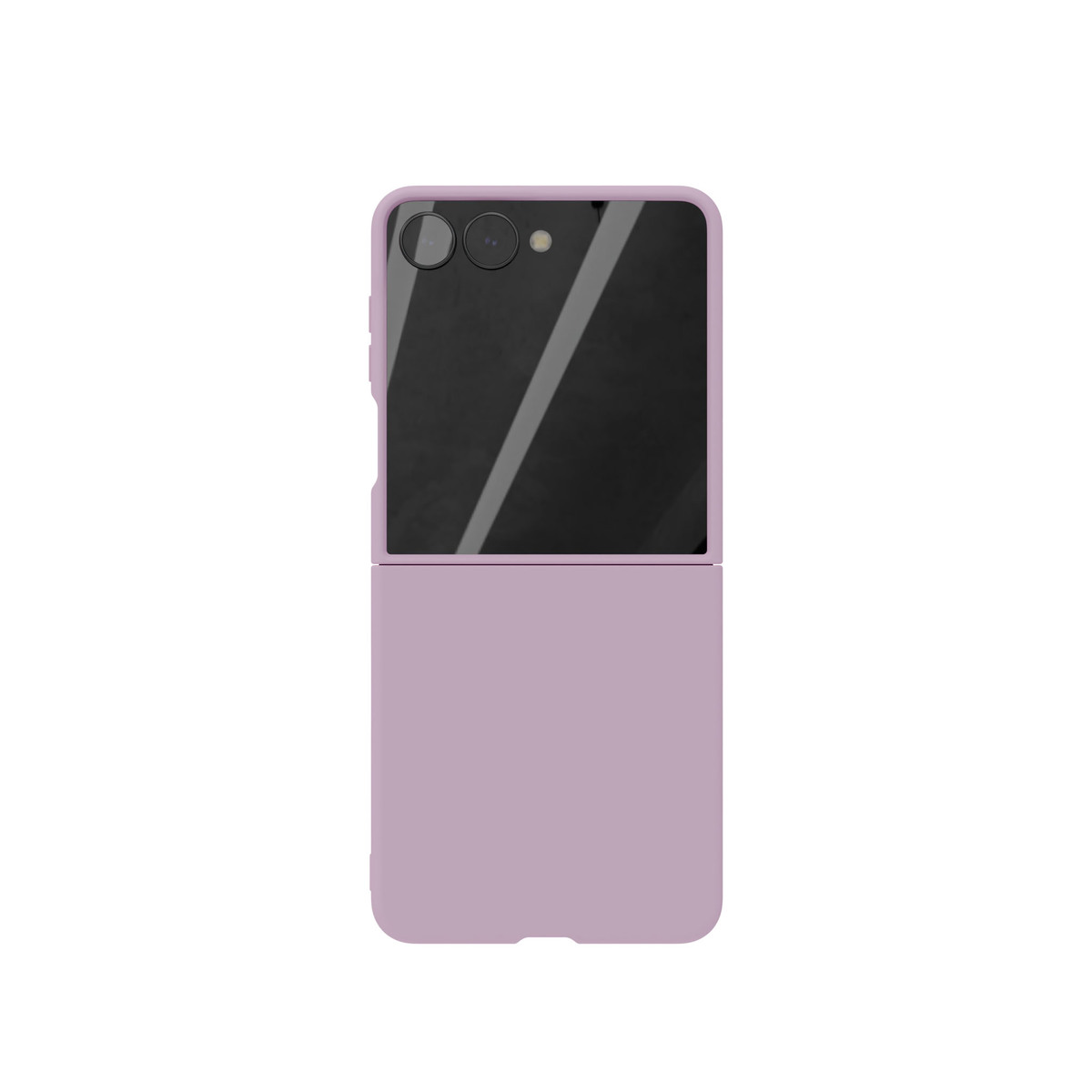 Чехол-накладка VLP Flex Case с MagSafe для Samsung Galaxy Z Flip 8, розовый