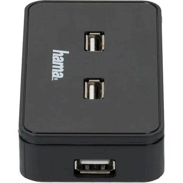 Разветвитель USB 2.0 Hama Active1:7, черный Разветвитель USB 2.0 Hama Active1:7, черный