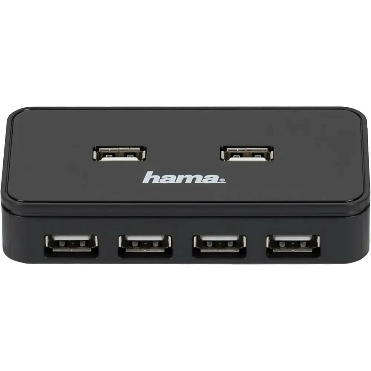 Разветвитель USB 2.0 Hama Active1:7, черный
