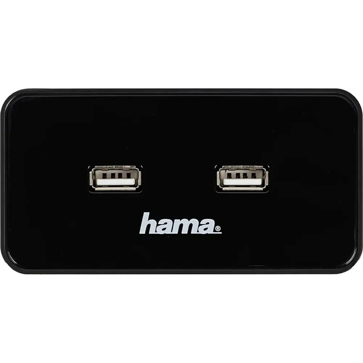Разветвитель USB 2.0 Hama Active1:7, черный