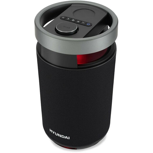 Минисистема Hyundai H-MC1241, черный 