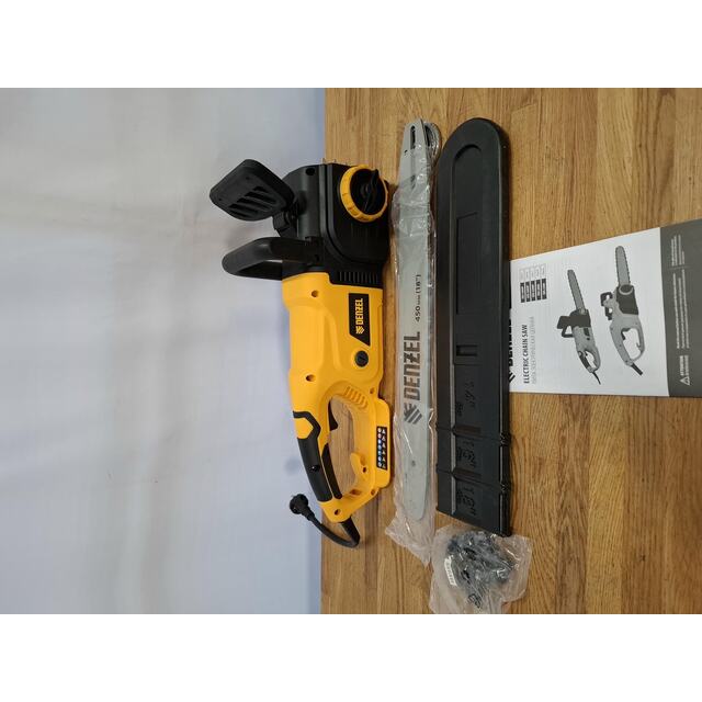 Электрическая цепная пила Denzel EDS-2200 (Цвет: Yellow)